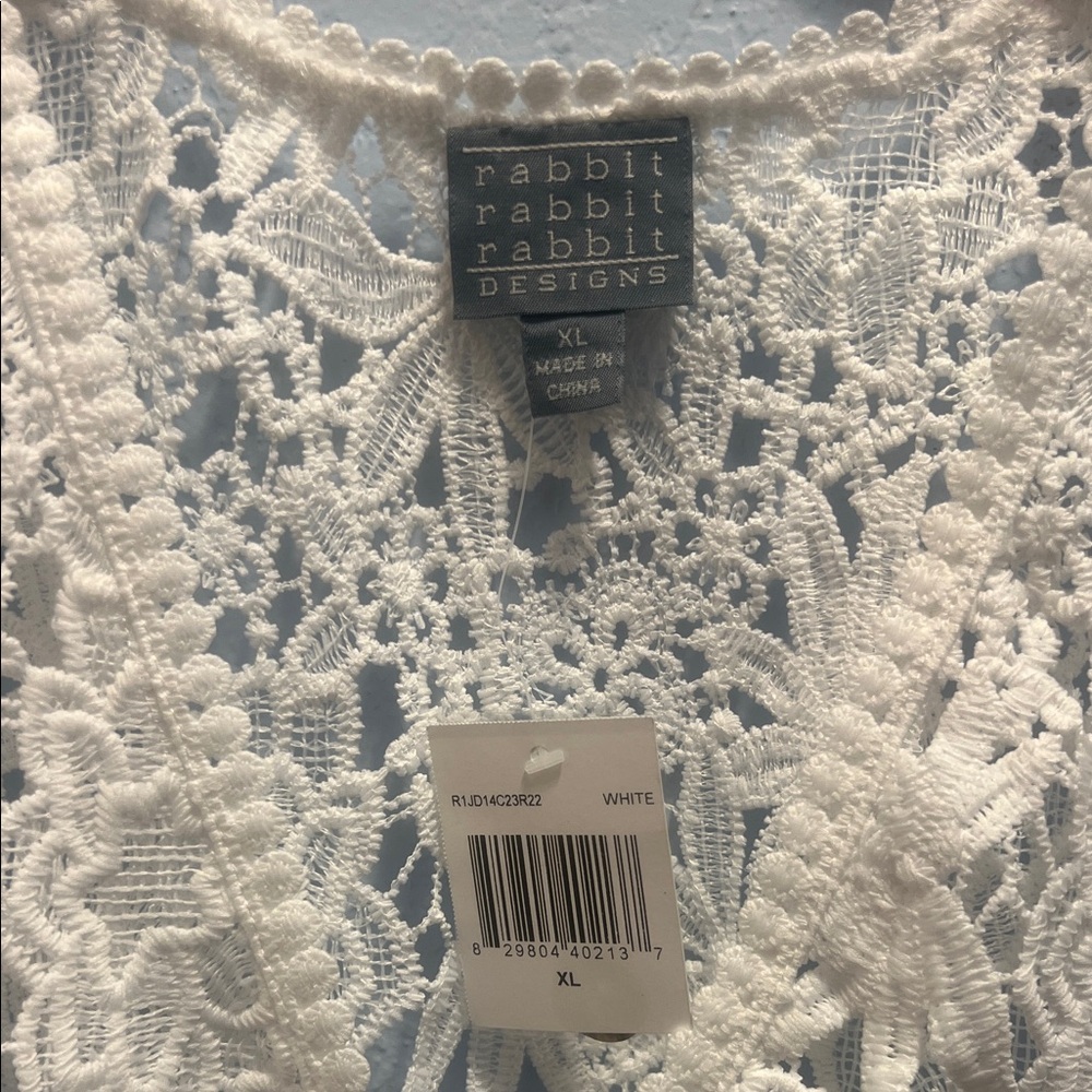 Rabbit Rabbit Rabbit White Lace Blouse